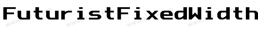 FuturistFixedWidth R字体转换